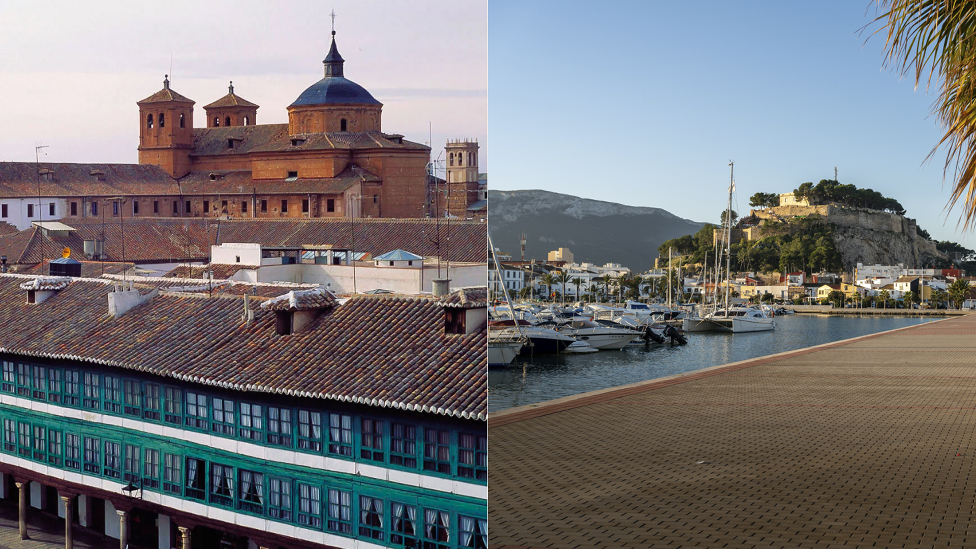 Rifa de estancias de una semana en estabecimientos turístico en Dénia y Almagro.